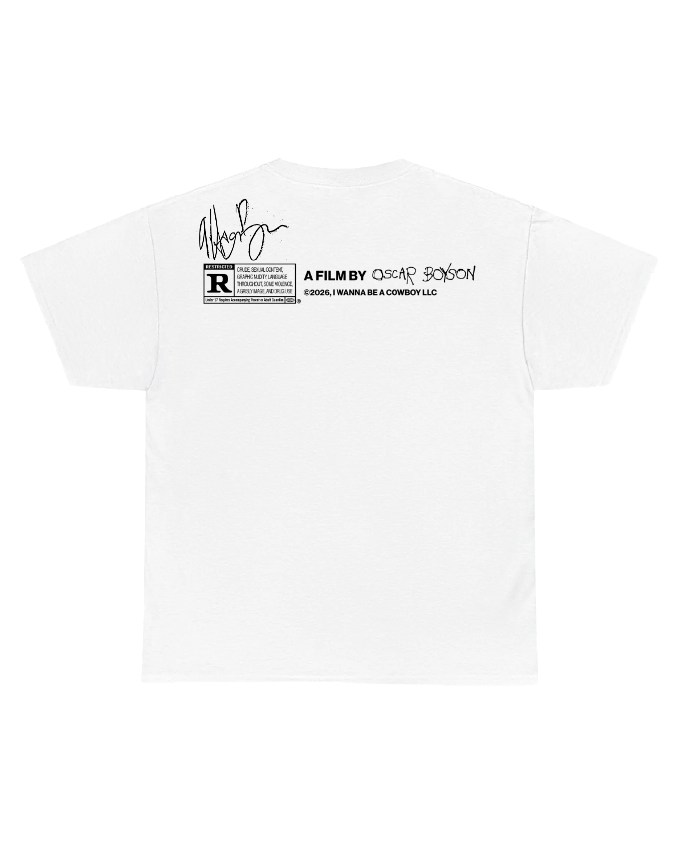 SIGNED | OUR HERO, BALTHAZAR | OFFICIAL FILM T-SHIRT